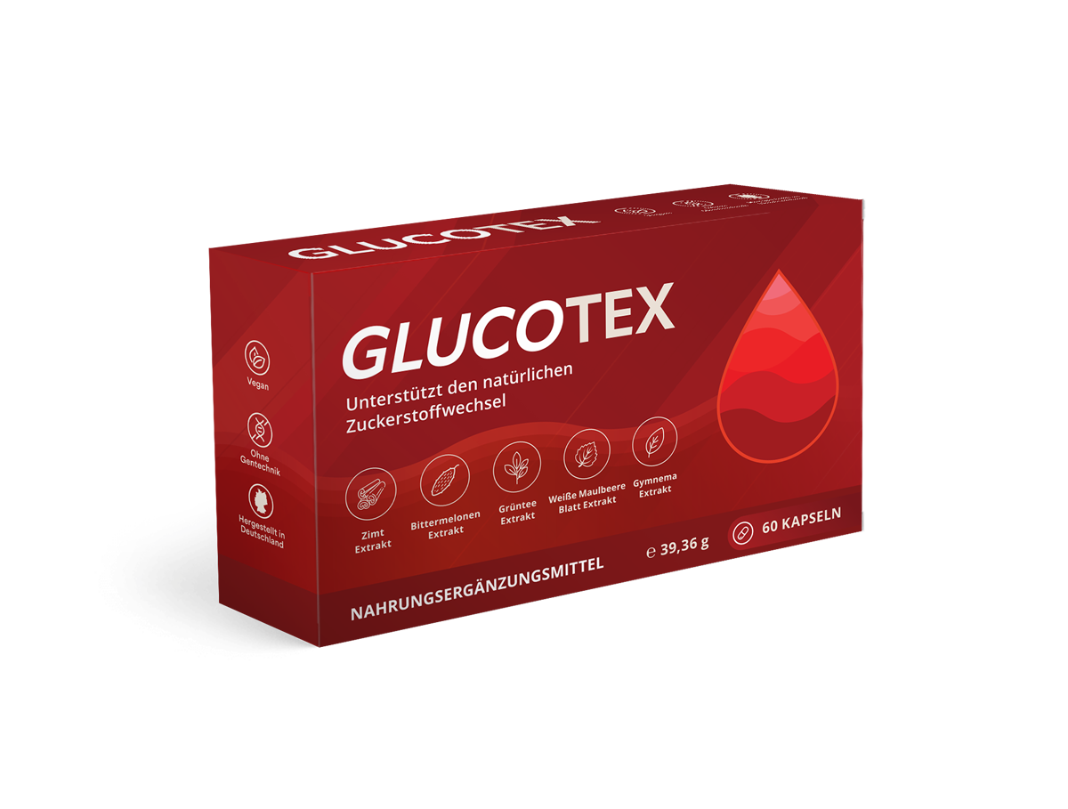 Glucotex Kapseln, Made in Germany, vegan