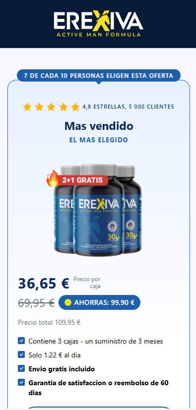 Comprar Erexiva España — Oferta Móvil