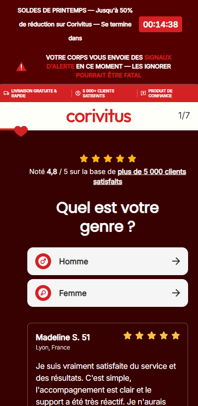 Corivitus – contrôle de la glycémie