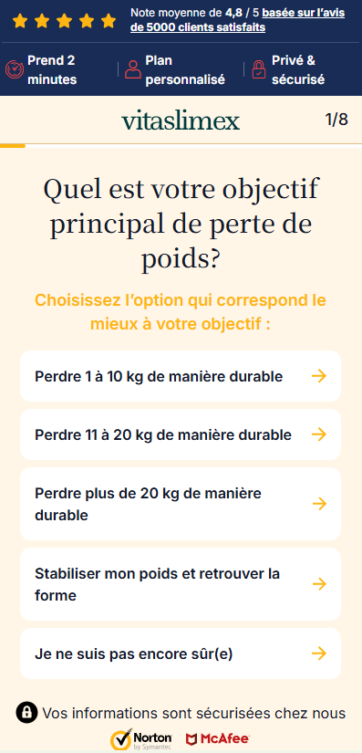 Vitaslimex – pack 90 jours dès 36,65€