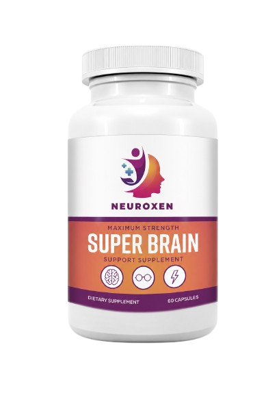 Neuroxen Maximum Strength Super Brain Support Supplement 60 capsules bottle front view